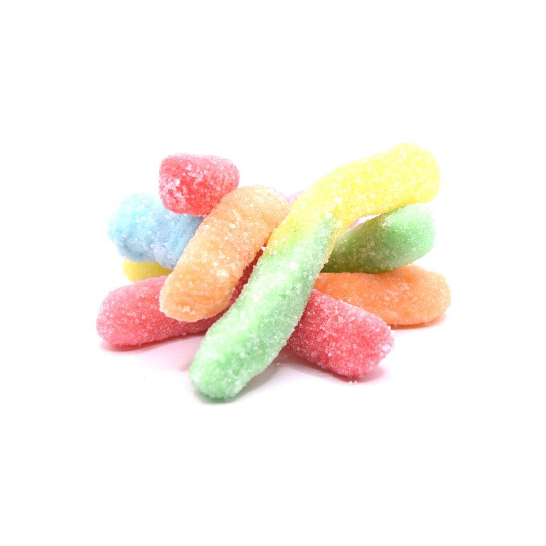 THCO Gummy Worms – Neon (2,000mg Total THCO)