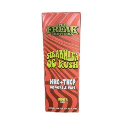 The Freak Brothers HHC + THCP Strawnana OG Kush Disposable Vape – (1,000mg Total Cannabinoids)
