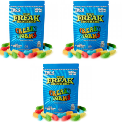 The Freak Brothers Freaky Worms THCO Bundle (3,000mg Total THCO) – 3 Pack