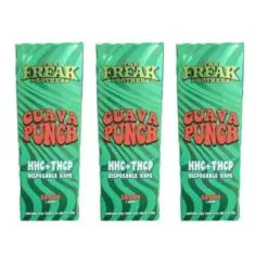 The Freak Brothers HHC + THCP Guava Punch Disposable Vape Bundle – (3,000mg Total Cannabinoids) – 3 Pack