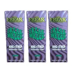 The Freak Brothers HHC + THCP Freak Wreck Disposable Vape Bundle – (3,000mg Total Cannabinoids) – 3 Pack