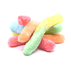 Bulk THCO Fruity Gummy Worms By The Thousand (100mg Per Piece) – 1000ct Minimum Order Quanitity