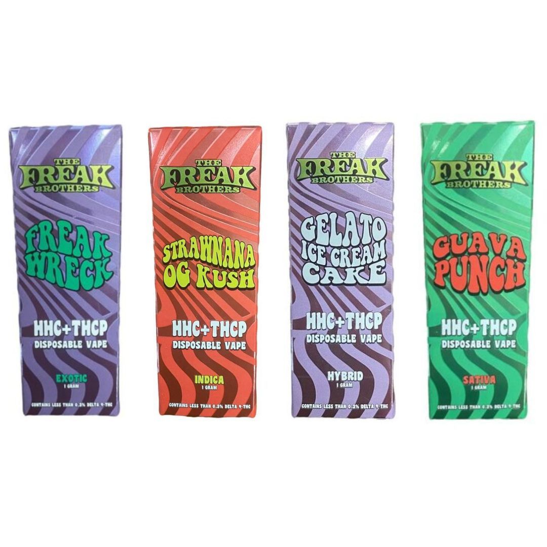 The Freak Brothers HHC + THCP Disposable Vapes Bundle (4g) – 4 Pack