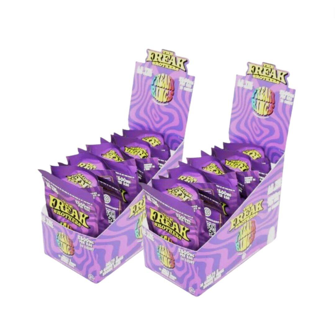2 for 1! The Freak Brothers Delta-8 Freaky Rings Case – (50,000mg Total Delta 8 THC) – 20 Pack