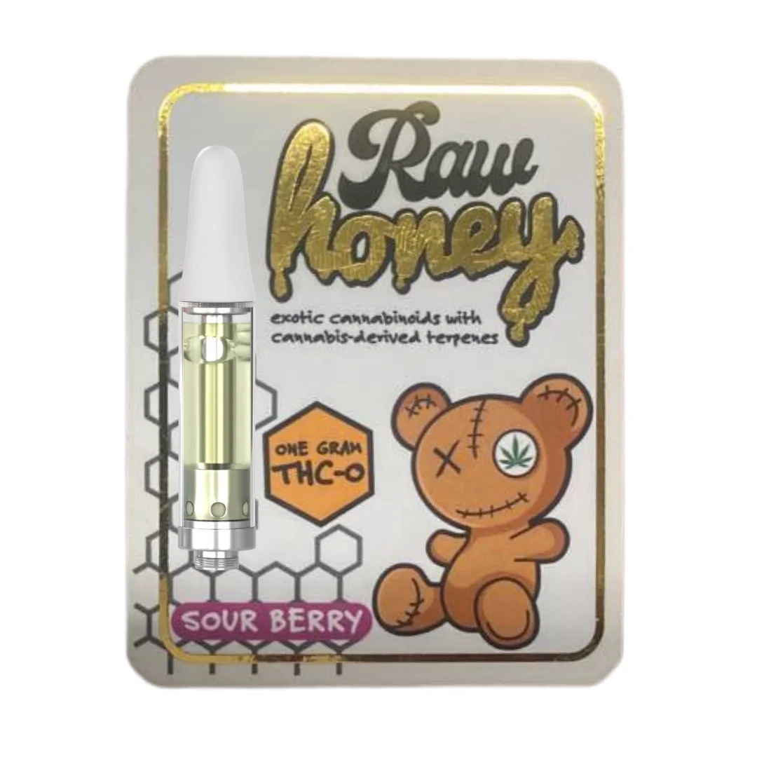 Raw Honey THC-O Carts With Cannabis Derived Terpenes – (96%+ THC Acetate Ester (THCO))